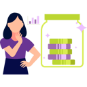 پیش‌نمایش فایل girl-is-saving-money-in-a-jar-9634601 از پک درآمد فعال و غیرفعال