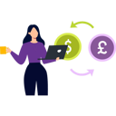 پیش‌نمایش فایل girl-is-transferring-dollars-to-pounds-9634619 از پک درآمد فعال و غیرفعال