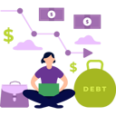 پیش‌نمایش فایل girl-is-working-on-loan-9634523 از پک درآمد فعال و غیرفعال