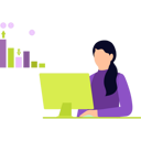 پیش‌نمایش فایل girl-is-working-on-the-finance-graph-9634538 از پک درآمد فعال و غیرفعال