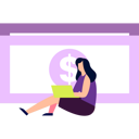 پیش‌نمایش فایل girl-is-working-on-the-laptop-9634517 از پک درآمد فعال و غیرفعال