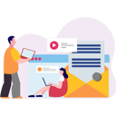 پیش‌نمایش فایل boy-and-girl-working-on-laptop-9615713 از پک ارسال ایمیل