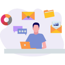 پیش‌نمایش فایل boy-chatting-on-laptop-9615898 از پک ارسال ایمیل