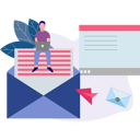 پیش‌نمایش فایل boy-typing-mail-on-laptop-9615850 از پک ارسال ایمیل
