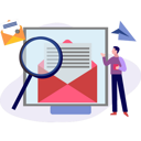 پیش‌نمایش فایل boy-with-magnifying-and-find-mail-9615869 از پک ارسال ایمیل