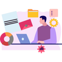 پیش‌نمایش فایل boy-working-on-laptop-9615856 از پک ارسال ایمیل
