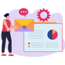 پیش‌نمایش فایل girl-holding-mail-9615916 از پک ارسال ایمیل