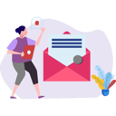 پیش‌نمایش فایل girl-receiving-email-notification-9615717 از پک ارسال ایمیل