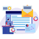 پیش‌نمایش فایل girl-sharing-data-through-mail-9615866 از پک ارسال ایمیل