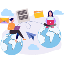 پیش‌نمایش فایل girls-globally-connected-9615870 از پک ارسال ایمیل