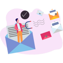 پیش‌نمایش فایل man-attracting-mail-9615760 از پک ارسال ایمیل