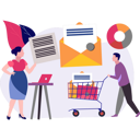 پیش‌نمایش فایل man-buying-mail-9615886 از پک ارسال ایمیل