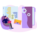 پیش‌نمایش فایل man-working-on-mail-management-9615854 از پک ارسال ایمیل