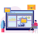 پیش‌نمایش فایل woman-looking-at-mail-graph-9615737 از پک ارسال ایمیل