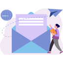 پیش‌نمایش فایل young-girl-has-sent-mail-9615734 از پک ارسال ایمیل