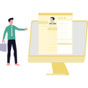 پیش‌نمایش فایل boy-looking-at-resume-on-monitor-9624745 از پک اطلاعات