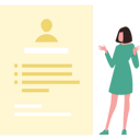 پیش‌نمایش فایل girl-looking-at-profile-document-9624717 از پک اطلاعات