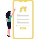 پیش‌نمایش فایل girl-signing-into-account-9624760 از پک اطلاعات