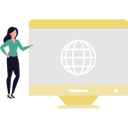 پیش‌نمایش فایل girl-with-monitor-displays-globe-9624768 از پک اطلاعات