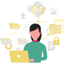 پیش‌نمایش فایل girl-working-on-laptop-9624779 از پک اطلاعات