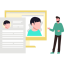 پیش‌نمایش فایل guy-looking-at-resume-9624719 از پک اطلاعات