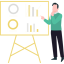 پیش‌نمایش فایل man-giving-chart-graph-presentation-9624725 از پک اطلاعات