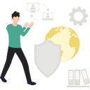 پیش‌نمایش فایل man-working-on-global-security-9624740 از پک اطلاعات