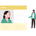 پیش‌نمایش فایل woman-looking-at-girl-online-cv-9624748 از پک اطلاعات