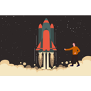 پیش‌نمایش فایل rocket-launched-into-space-9663805 از پک پرتاب موشک