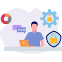 پیش‌نمایش فایل boy-chatting-on-laptop-9674039 از پک امنیت داده