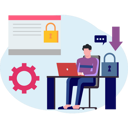 پیش‌نمایش فایل boy-working-on-laptop-at-his-desk-9674032 از پک امنیت داده