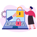 پیش‌نمایش فایل girl-is-holding-lock-9674029 از پک امنیت داده