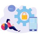 پیش‌نمایش فایل girl-is-managing-security-9674005 از پک امنیت داده
