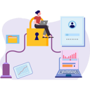 پیش‌نمایش فایل girl-is-protecting-data-9673992 از پک امنیت داده