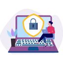پیش‌نمایش فایل girl-is-using-a-laptop-9673962 از پک امنیت داده