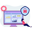 پیش‌نمایش فایل girl-is-working-9673976 از پک امنیت داده
