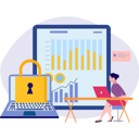 پیش‌نمایش فایل girl-is-working-on-laptop-9674058 از پک امنیت داده