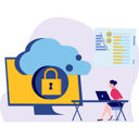 پیش‌نمایش فایل girl-save-data-to-cloud-storage-9674006 از پک امنیت داده