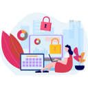 پیش‌نمایش فایل girl-working-on-chart-graph-on-laptop-9674057 از پک امنیت داده