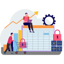پیش‌نمایش فایل man-are-working-on-shopping-graph-9673998 از پک امنیت داده