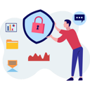 پیش‌نمایش فایل man-is-protecting-data-9673970 از پک امنیت داده