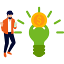 پیش‌نمایش فایل boy-has-a-dollar-idea-9684549 از پک فناوری مالی