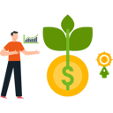 پیش‌نمایش فایل boy-is-looking-at-dollar-plant-9684546 از پک فناوری مالی