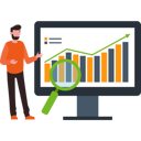پیش‌نمایش فایل boy-is-researching-graph-9684524 از پک فناوری مالی