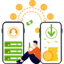 پیش‌نمایش فایل boy-is-transferring-money-online-9684606 از پک فناوری مالی