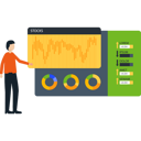 پیش‌نمایش فایل boy-showing-business-analytics-9684520 از پک فناوری مالی