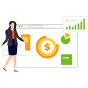 پیش‌نمایش فایل girl-is-doing-business-finance-9684630 از پک فناوری مالی