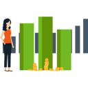 پیش‌نمایش فایل girl-is-looking-at-finance-graph-9684527 از پک فناوری مالی