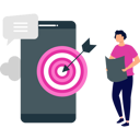 پیش‌نمایش فایل boy-looking-at-target-on-mobile-9634824 از پک جذب مخاطب هدف
