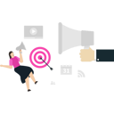 پیش‌نمایش فایل girl-doing-marketing-9634734 از پک جذب مخاطب هدف